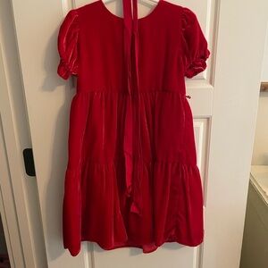 Crewcuts Vibrant Red Formal Kids Dress